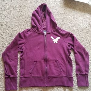 AE zip hoodie med